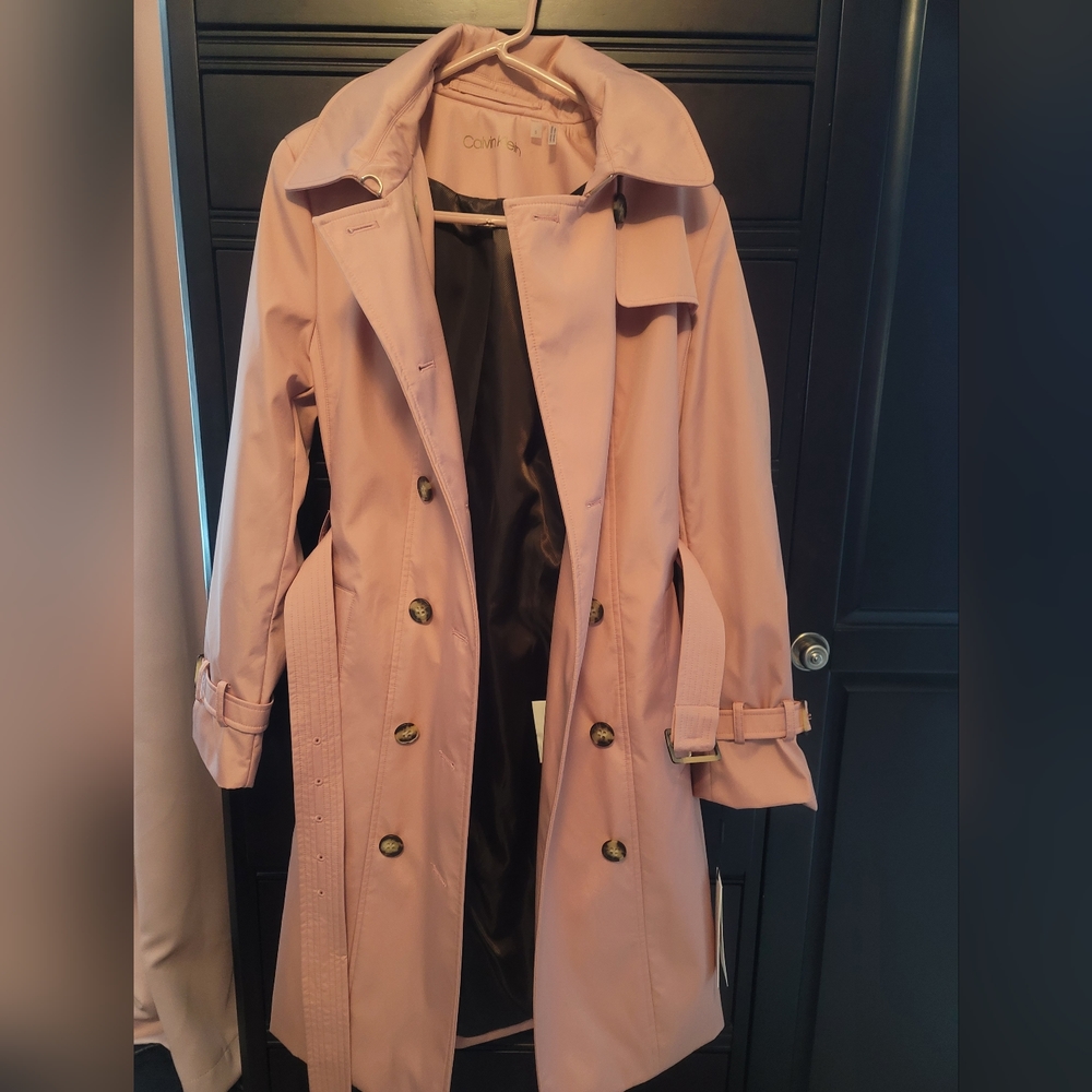 Calvin Klein raincoat, rainjacket, trenchcaot